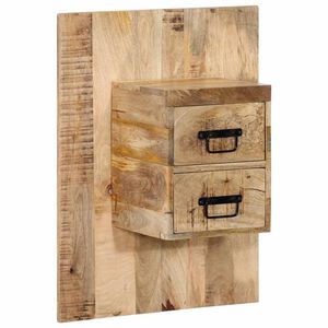 vidaXL Szafka nocna, 60x32x80 cm, surowe drewno mango