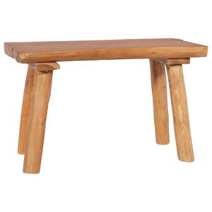vidaXL Ławka ogrodowa, 80 cm, lite drewno tekowe
