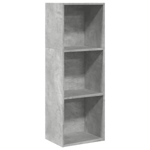 vidaXL Regał na książki, szarość betonu, 40x30x114 cm
