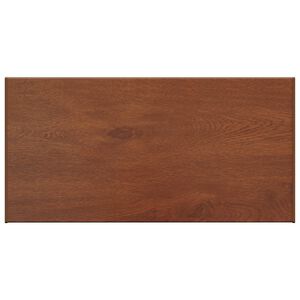 vidaXL Parapet okienny Brązowe drewno 80 x 45 x 4,5 cm PVC