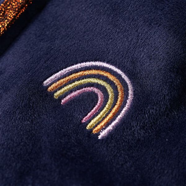 Bluza dziecięca z kapturem, granatowa, 140