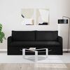 vidaXL Sofa 180cm Czarny Metal
