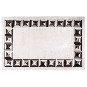 vidaXL Dywan, możliwość prania, 160x230 cm, jasny beż, antypoślizgowy