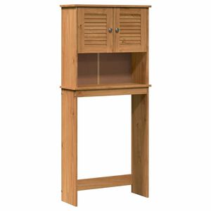 vidaXL Szafka na pralkę z p&oacute;łką VIGO Brązowy i Brązowy Miodowy