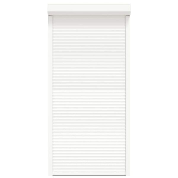 vidaXL Roleta zewnętrzna, aluminiowa, 100 x 210 cm, biała