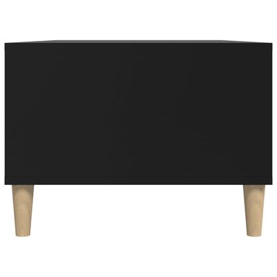 vidaXL Stolik kawowy, czarny, 90x50x36,5 cm, materiał drewnopochodny