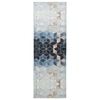 vidaXL Chodnik dywanowy LESAKA srebrny 50 x 100 cm Aksamit diamentowy