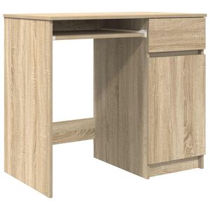 vidaXL Biurko Sonoma Oak 86x49x76 cm Drewno klejone