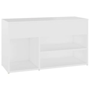 vidaXL Ławka z miejscem na buty, biała, 80x30x45 cm
