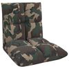 vidaXL Krzesło na podłogę Zielony wojskowy 50 x 61 x 57 cm tkanina