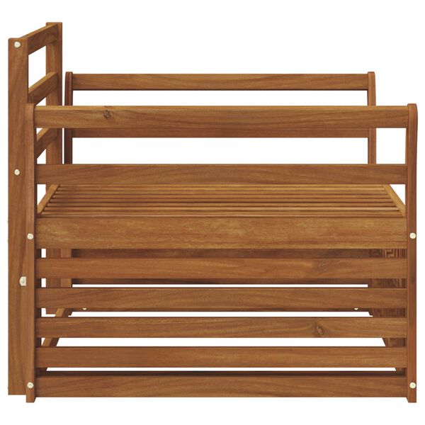 vidaXL 2 Sztuka Sofa z podłokietnikami Naturalny