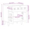 vidaXL Szafka Nocna Naturalny 50 x 33 x 60 cm Drewno z mango