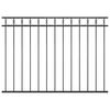 vidaXL Panel ogrodzeniowy ASSEN stalowy 163x120 cm czarny