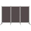 vidaXL Parawan 3-panelowy, antracytowy, 260 x 180 cm
