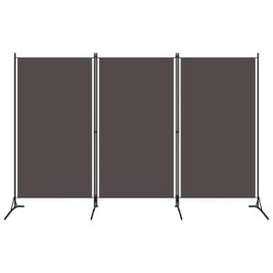 vidaXL Parawan 3-panelowy, antracytowy, 260 x 180 cm