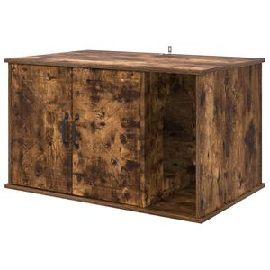 vidaXL Koty Dom Dąb wędzony 85 x 55 x 50 cm Materiał drewnopochodny