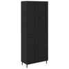 vidaXL Highboard 2 szt. Czarny Dąb 69,5 x 34 x 180 cm