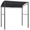 vidaXL Altanka nad grill, 215x150x220 cm, antracytowa, stal