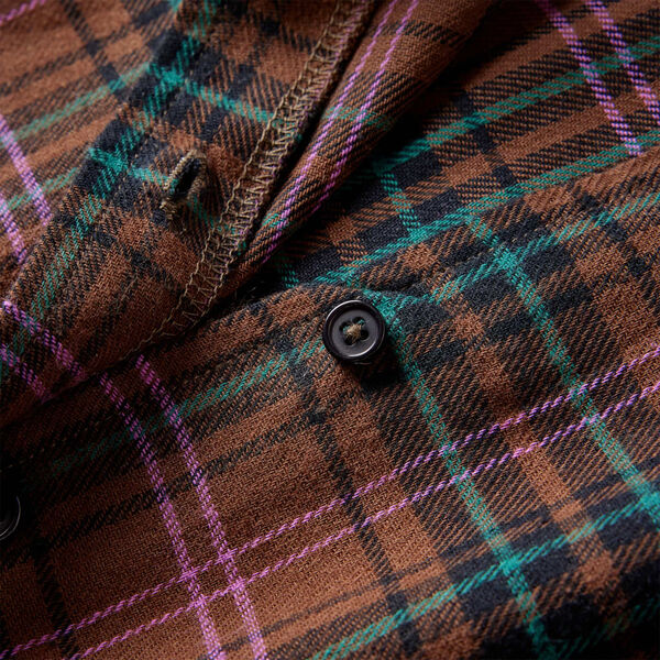 Sukienka dziecięca z długimi rękawami, koniakowa, 140