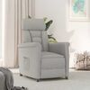 vidaXL Fotel Recliner Jasnoszary Jasnoszary 70.5 x 96.5 x 95 cm