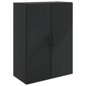vidaXL Szafka ścienna Czarny 66 x 34,5 x 90 cm Drewno inżynieryjne
