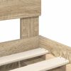 vidaXL Ramka łóżka Dąb Sonoma 75 x 190 cm Materiał drewnopochodny