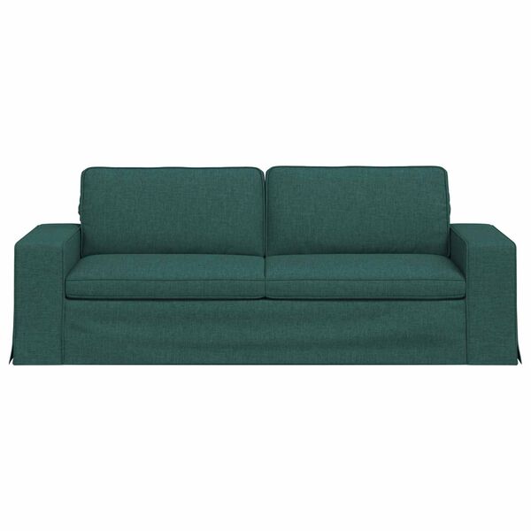 vidaXL Sofa Ciemna zieleń