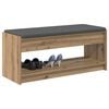 vidaXL Ławka w przedpokoju z p&oacute;łką Dąb Rzemieślniczy 103 x 38 x 45 cm