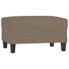 vidaXL 3-osobowa sofa z podn&oacute;żkiem, kolor taupe, 210 cm, tkaniną