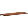 vidaXL Parapet okienny Brązowe Drewno 100 x 35 x 4,5 cm PVC