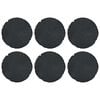 vidaXL Kamień kroczący 6 pcs Czarny &Oslash; 45 x 1,8 cm Guma