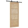 vidaXL Drzwi przesuwne ORKDAL naturalny 86 x 211 cm