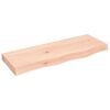 vidaXL Blat do łazienki, 80x30x(2-6) cm, surowe, lite drewno