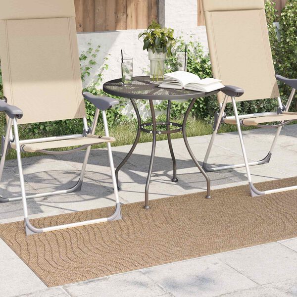 vidaXL Dywany pokojowe Moir&eacute; Prostokątny Naturalny 150 x 80 cm