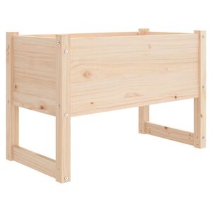 vidaXL Donica, 78x40x52 cm, lite drewno sosnowe