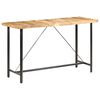 vidaXL Stolik barowy, 180x70x107 cm, surowe drewno mango