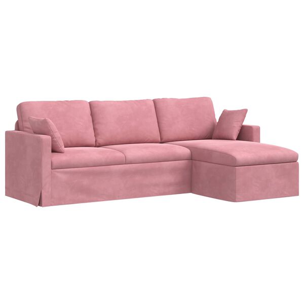 vidaXL Sofa R&oacute;żowy