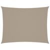 vidaXL Prostokątny żagiel ogrodowy, tkanina Oxford, 3x4,5 m, taupe