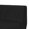vidaXL Sofa rozkładana L, czarna, 275x140x70 cm, aksamit