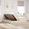 vidaXL Ł&oacute;żko z miejscem na przechowywanie i materacem 200 x 200 cm