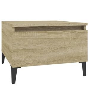 vidaXL Stolik boczny, dąb sonoma, 50x46x35 cm, materiał drewnopochodny