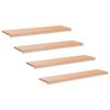 vidaXL Nakładki na schody 4 szt. 120 x 25 x 2 cm naturalny