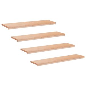 vidaXL Nakładki na schody 4 szt. 120 x 25 x 2 cm naturalny