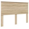 vidaXL Zagł&oacute;wek Z zagł&oacute;wkiem Dąb Sonoma 140 cm Materiał drewnopochodny