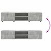 vidaXL Zestaw szafek RTV Betonowy szary Materiał drewnopochodny