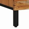 vidaXL Bufet z p&oacute;łką Naturalny 80 x 33,5 x 75 cm Lite Drewno Akacji