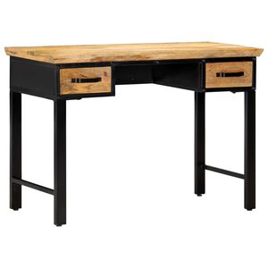 vidaXL Biurko, 110 x 50 x 76 cm, lite drewno mango