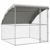 vidaXL Kenel dla Ps&oacute;w Srebrny 2 x 2 x 2 m Stal galwanizowana