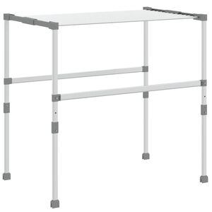 vidaXL Suszarka na pranie, 83x(50-55)x(40-85) cm, aluminium