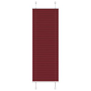 vidaXL Roleta plisowana Bordowy Czerwony 40x100 cm Szerokość tkaniny